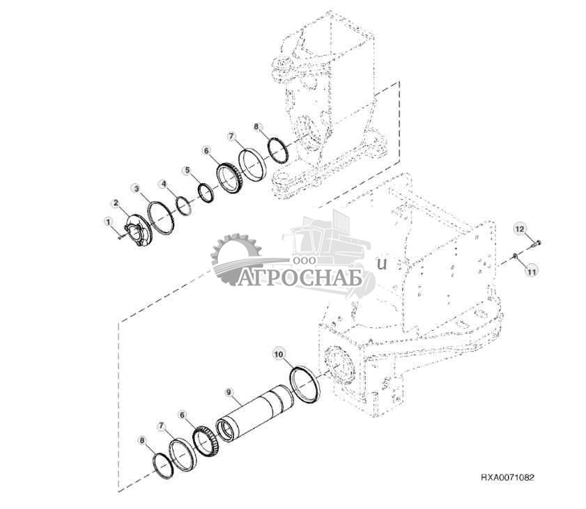 HEAVY DUTY GUDGEON SPINDLE 
